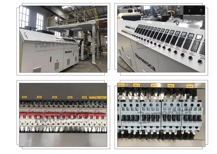 Spc Flooring Production Line Extrusion Machine Spc Flooring Making Machine